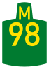 Metropolitan route M98 shield