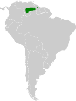 Distribución geográfica de la coqueta pavonina