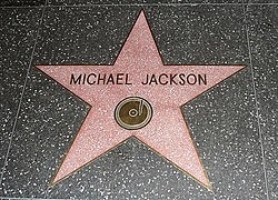 L'étoile du Walk of Fame de Michael Jackson.