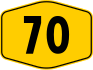 Federal Route 70 shield}}