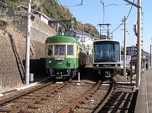 峰原信號場的電車