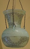 Syrian mosque lamp, 19th-century