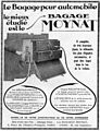 Publicité Moynat parue dans L'Illustration, 1924.