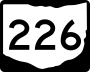 State Route 226 marker