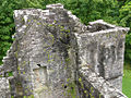 Le château vu depuis le parapet.