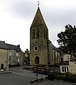 L'église et son clocher porche roman