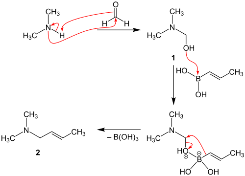 Reaktionsmechanismus der Petasis-Reaktion