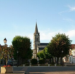 Main square and church