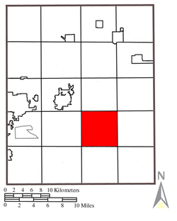 Location within Portage County