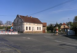 Antonín Pecák square in Točná