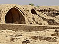 A true arch (catenary) at the Ramesseum granaries (c. 1300 BC)