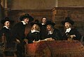 The Syndics of the Drapers' Guild by Rembrandt, c. 1662