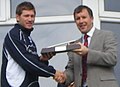 Richard Pyrah receives 2008 Yorkshire Fielder of the Year award