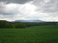 Großer Winterberg with Schrammsteine in front, seen from Bad Schandau