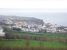 The parish of Relva, at the end of the International Airport, with the church of Nossa Senhora dos Neves