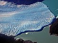 Vue du barrage de glace