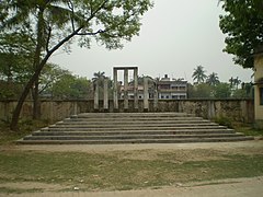 Shaheed Minar at the school campus.