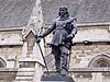 The statue of Oliver Cromwell, photographed in 2009