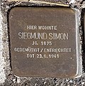 Stolperstein von Siegmund Simon