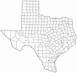 موقعیت Benavides, Texas