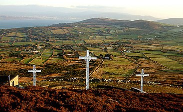 Calvaire dans le comté de Donegal, Irlande.
