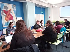 Women in archaeology editathon at Edinburgh Central Library