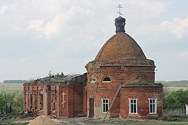 храм во имя Святого Дмитрия Ростовского до начала восстановления