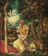 Hieronymus and the Lion, 1507 by Albrecht Altdorfer