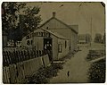 Studio of a ferrotypist, 9,2 × 11 cm, USA, c. 1880–1900