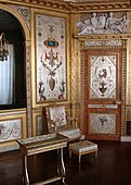 Boudoir of Marie Antoinette in Fontainebleau Palace, France