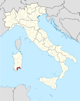 Localisation de Ville métropolitaine de Cagliari