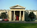 Main entrance to the Cambridge Observatory building, to the north of Madingley Road.