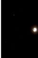 Conjunction of Jupiter and Moon, Aldebaran, Hyades. 17 March 2013