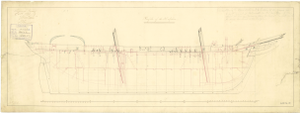 Drawing of the profile of the Dolphin