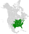 Aire de répartition de l'Alose à gésier