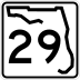 State Road 29 marker