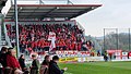 Gästetribüne mit Fans des OFC