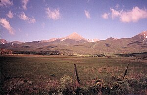 The Wet Mountain Valley of Custer County is nestled beneath the rugged Sangre de Cristo Mountains