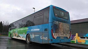 Vue avant de l'Iveco Bus Crossway.