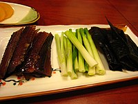 Prepared gwamegi with ssam