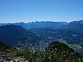 Blick vom Kramergrat Richtung Osten nach Garmisch-Partenkirchen