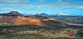 Paysage volcanique à Lanzarote, Espagne