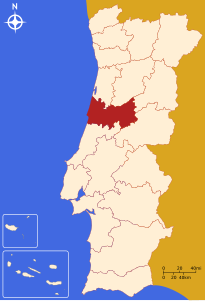 Distretto di Coimbra – Localizzazione