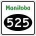 Provincial Road 525 marker
