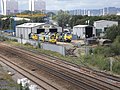 The Freightliner maintenance depot at Leeds Midland Road.