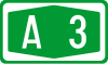 Image illustrative de l’article Autoroute A3 (Serbie)