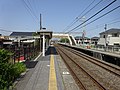 駅ホーム（2018年4月）