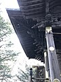 山梨県都留市　生出神社　本殿　軒先