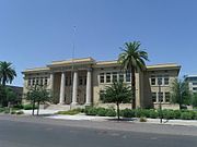 Adams School (now Grace Court School) was built in 1924 and located at 800 W. Adams St. It was listed in the National Register of Historic Places on November 29, 1979, ref. #79000418.