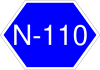 National Highway 110 shield}}